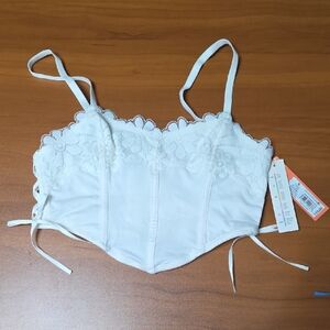 Colsie White Lace Bralette
